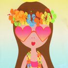 Girls Yellow & Blue T-Shirt, 1, hi-res