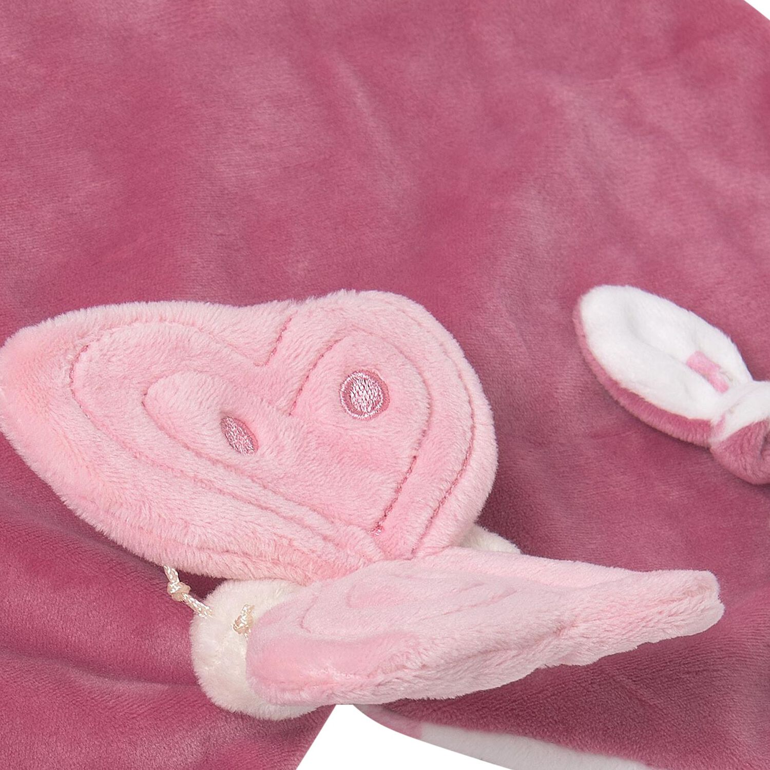 Baby Girls Pink Doudou Comforter, 1, hi-res