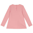 Girls Pink & Black Teddy Bear Leggings Set, 1, hi-res