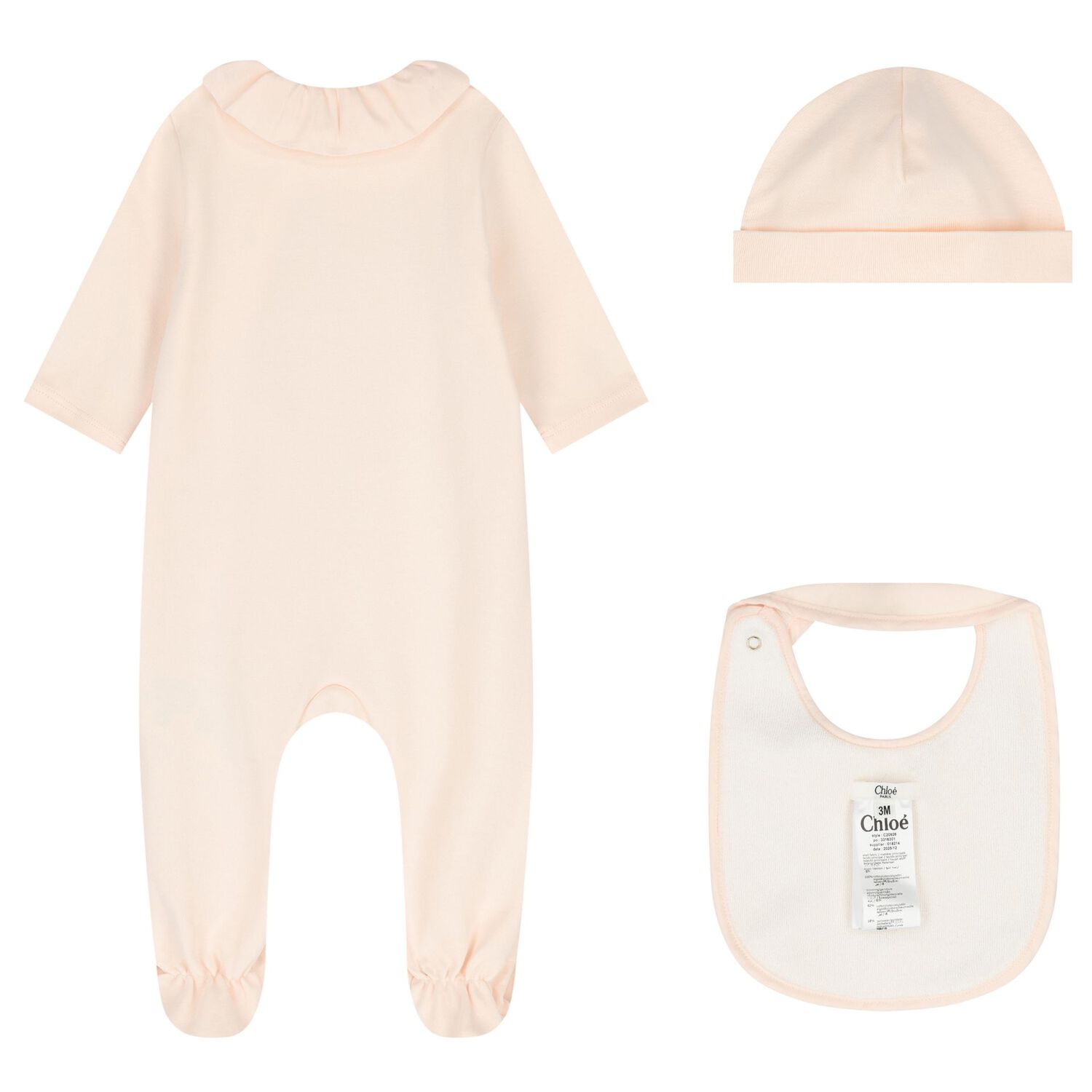 Baby Girls Pink Babygrow Gift Set, 2, hi-res
