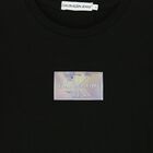 Girls Black Logo Top , 1, hi-res