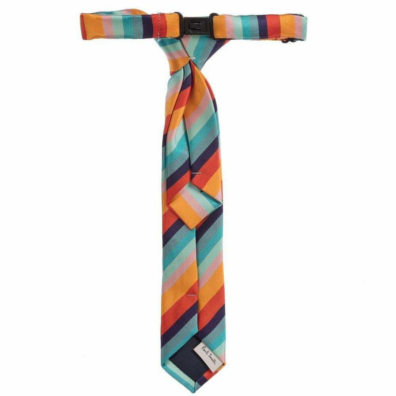 Boys Striped Tie, 1, hi-res