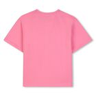 Girls Pink Tiger Logo T-Shirt, 1, hi-res