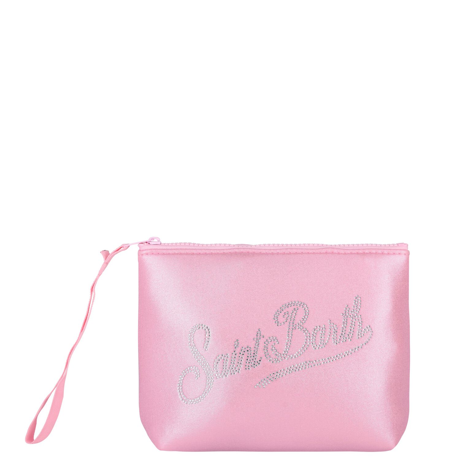 Girls Pink Logo Pouch, 1, hi-res