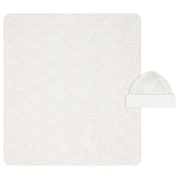 Ivory & Beige Barocco Logo Baby Gift Set