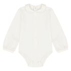 Baby Girls Beige & Ivory Tulle Skirt Set, 2, hi-res