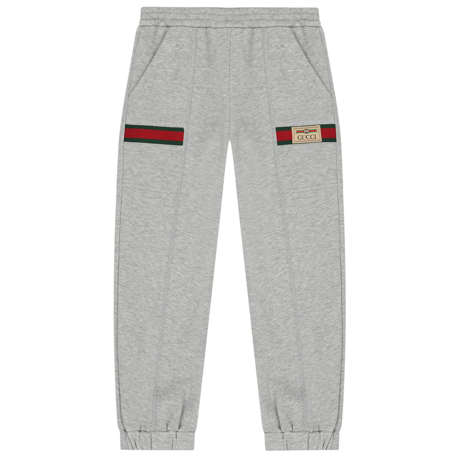 Grey Logo Web Striped Joggers, 1, hi-res image number null