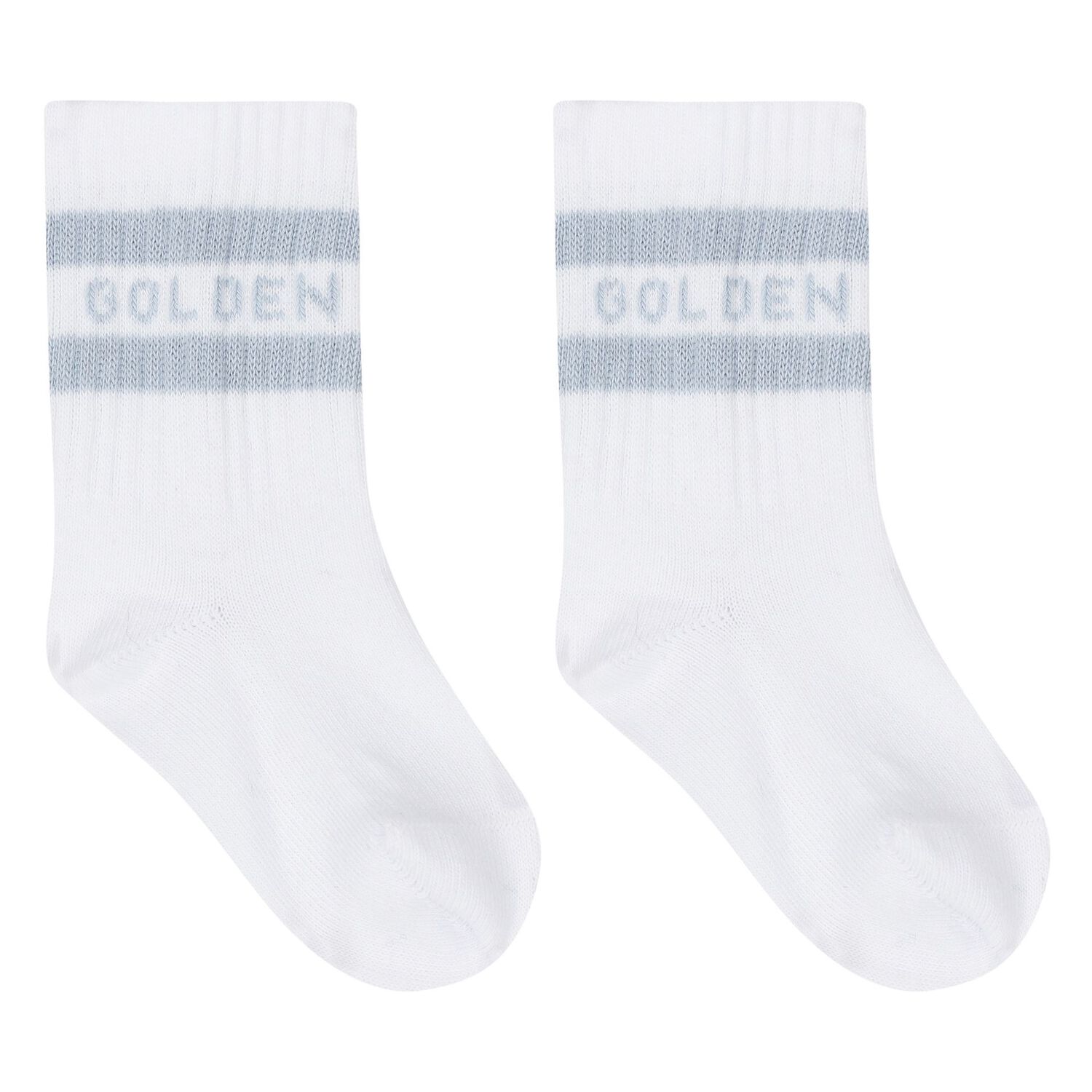 Ivory & Blue Leather Baby Pre Walker Shoes Set, 1, hi-res