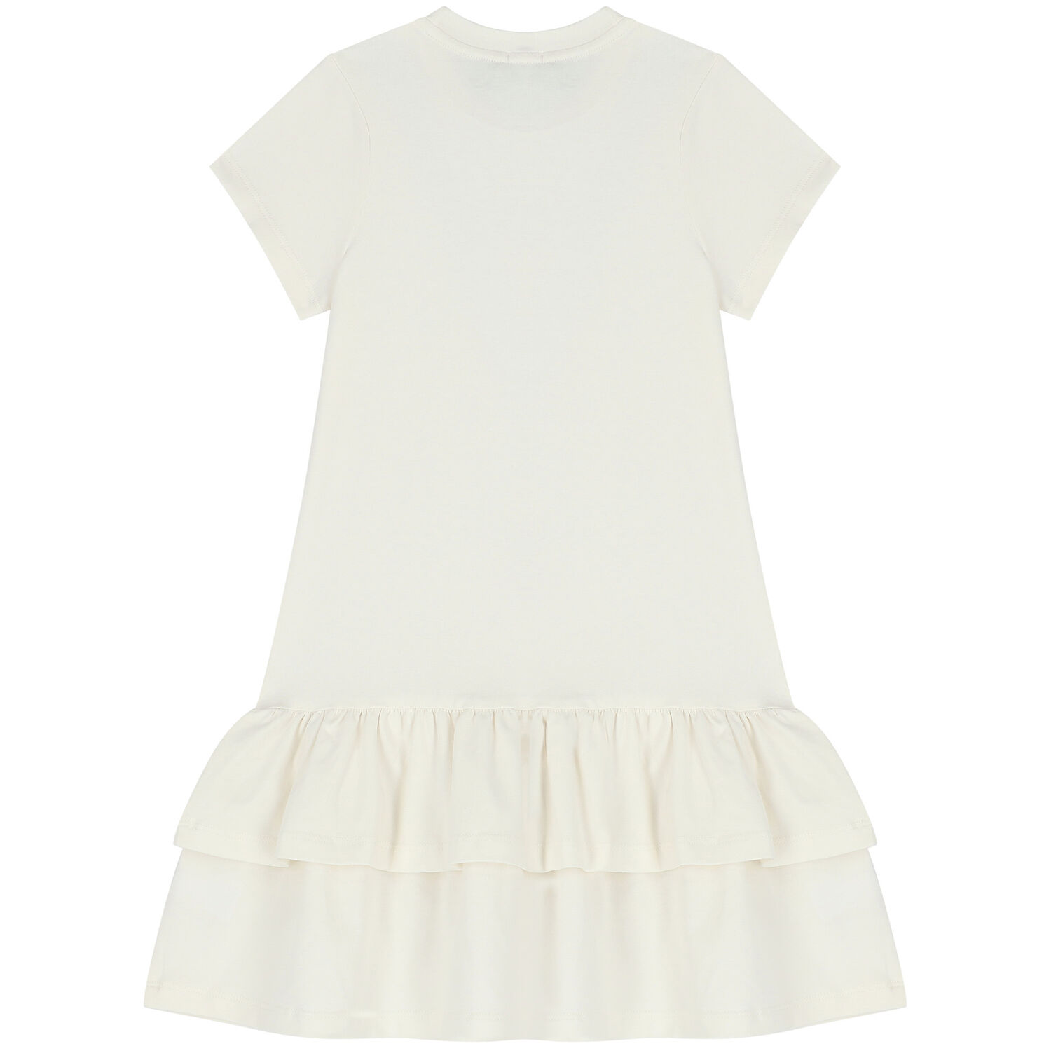 Girls Ivory Logo Bag Dress, 1, hi-res