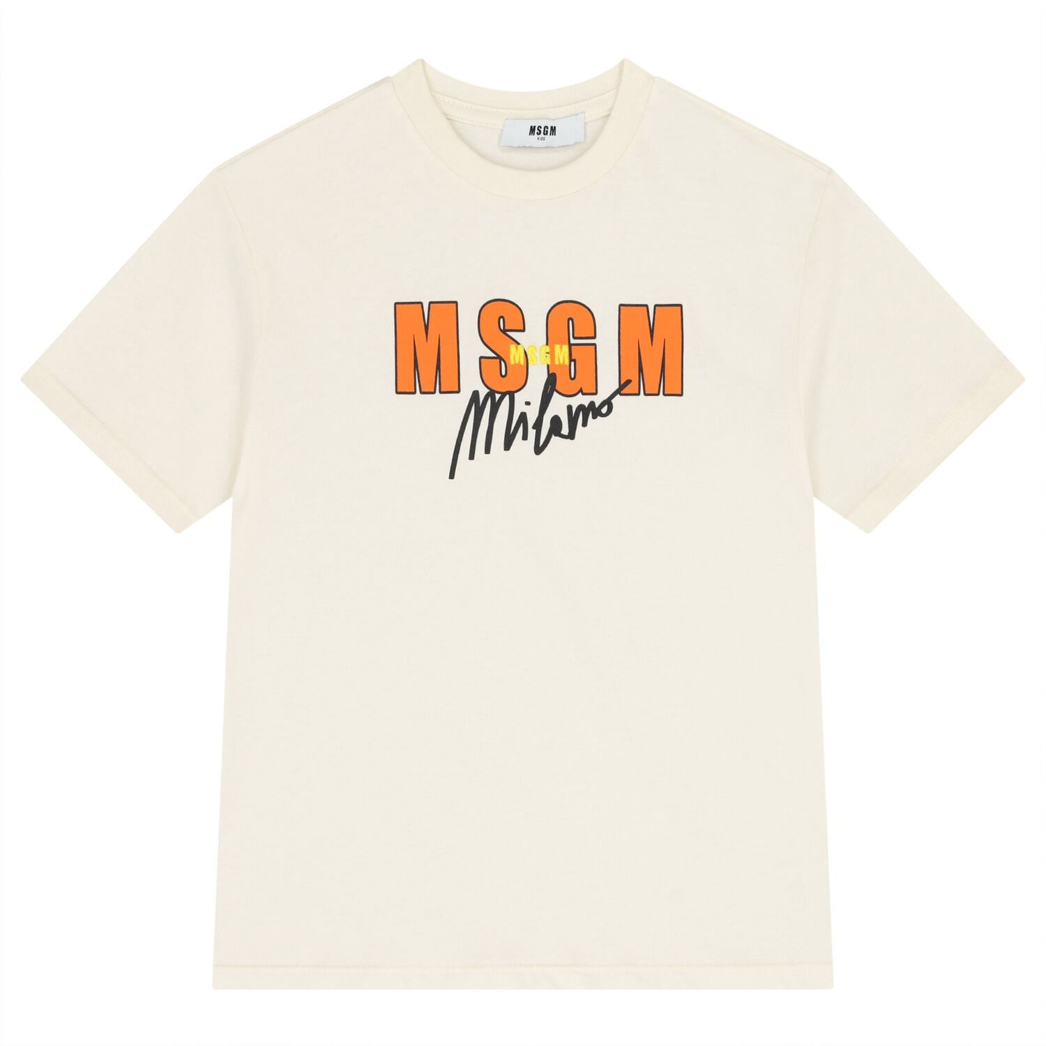 Boys Ivory Logo T-Shirt, 1, hi-res