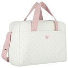Ivory & Pink Stars Baby Changing Bag, 2, hi-res