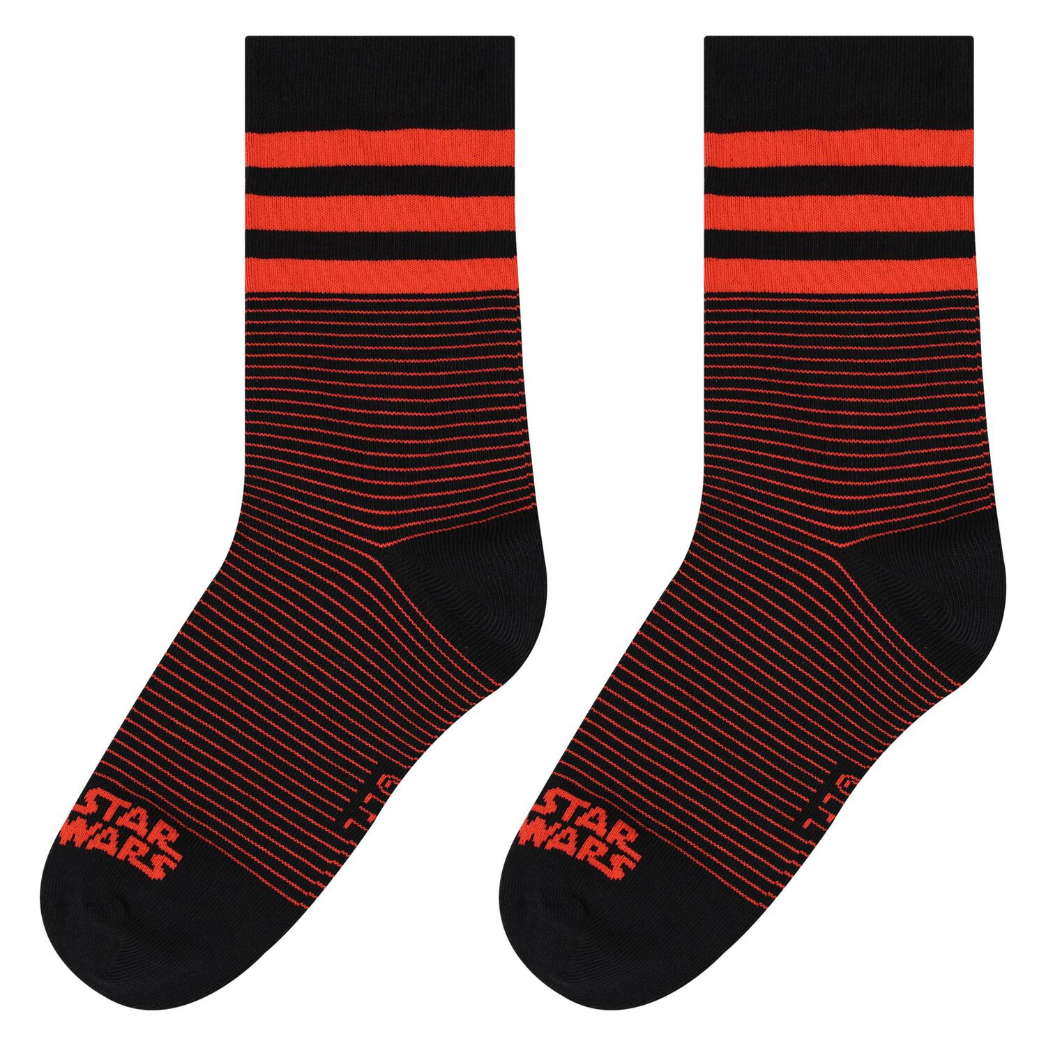 Black & Grey Star Wars Logo Socks ( 3-Pack ), 1, hi-res image number null
