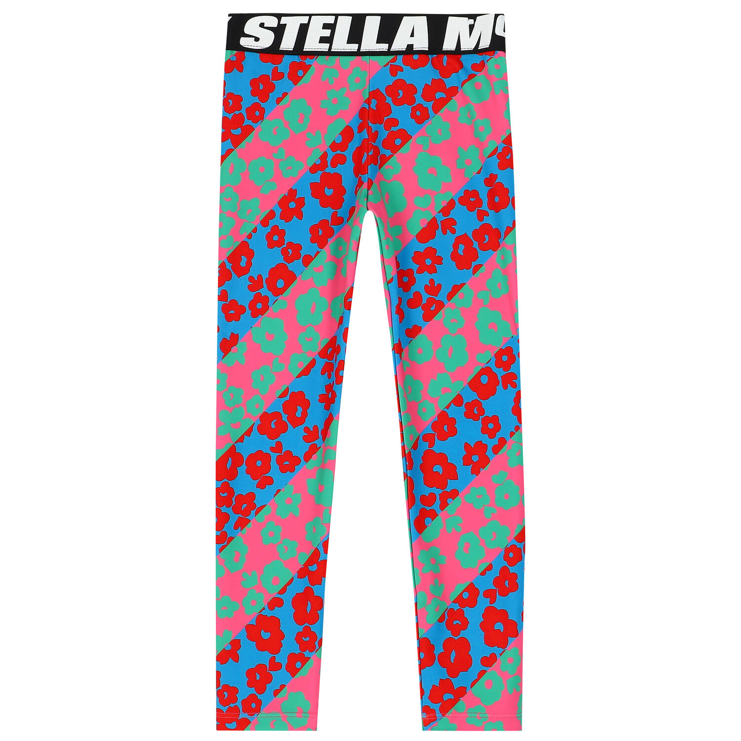 Girls Multi-Colored Logo Leggings, 1, hi-res image number null