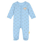 Baby Boys Blue Elephant & Teddy Babygrow, 1, hi-res
