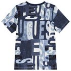 Boys Blue Logo T-Shirt, 2, hi-res