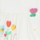 Baby Girls White Floral Leggings Set, 1, hi-res
