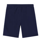 Boys Navy Logo Shorts, 5, hi-res