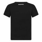 Boys Black Logo Top, 1, hi-res