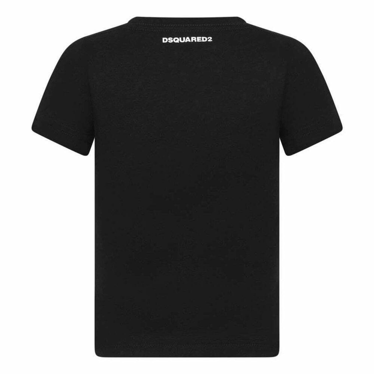 Boys Black Logo Top, 1, hi-res