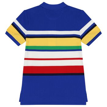 Boys Multi-Coloured Logo Polo Shirt