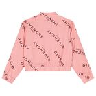Girls Pink Logo Shorts Set, 1, hi-res