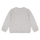 Younger Boys Grey Robot Logo Sweatshirt, 1, hi-res