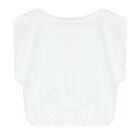 Girls White Logo T-Shirt, 2, hi-res