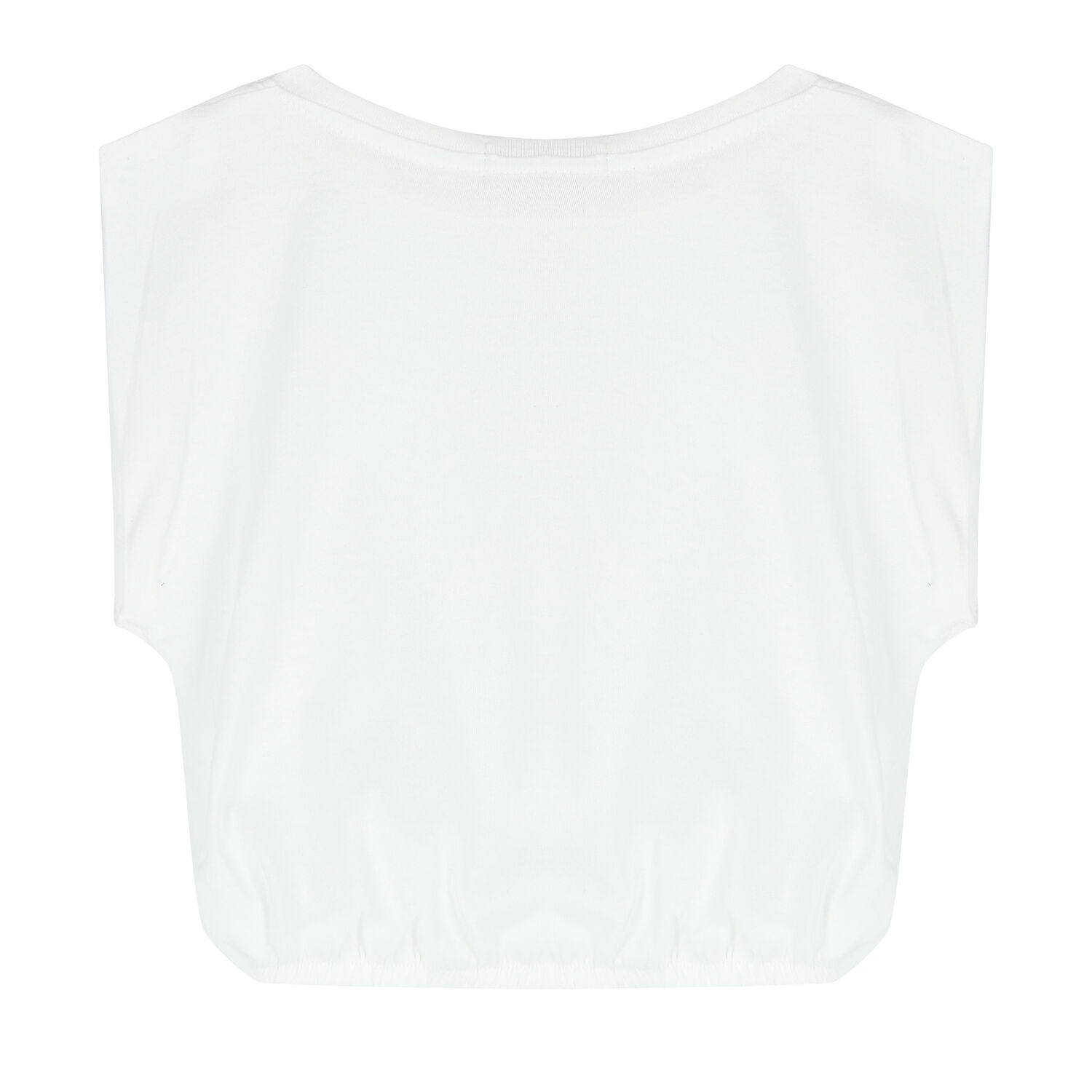 Girls White Logo T-Shirt, 2, hi-res