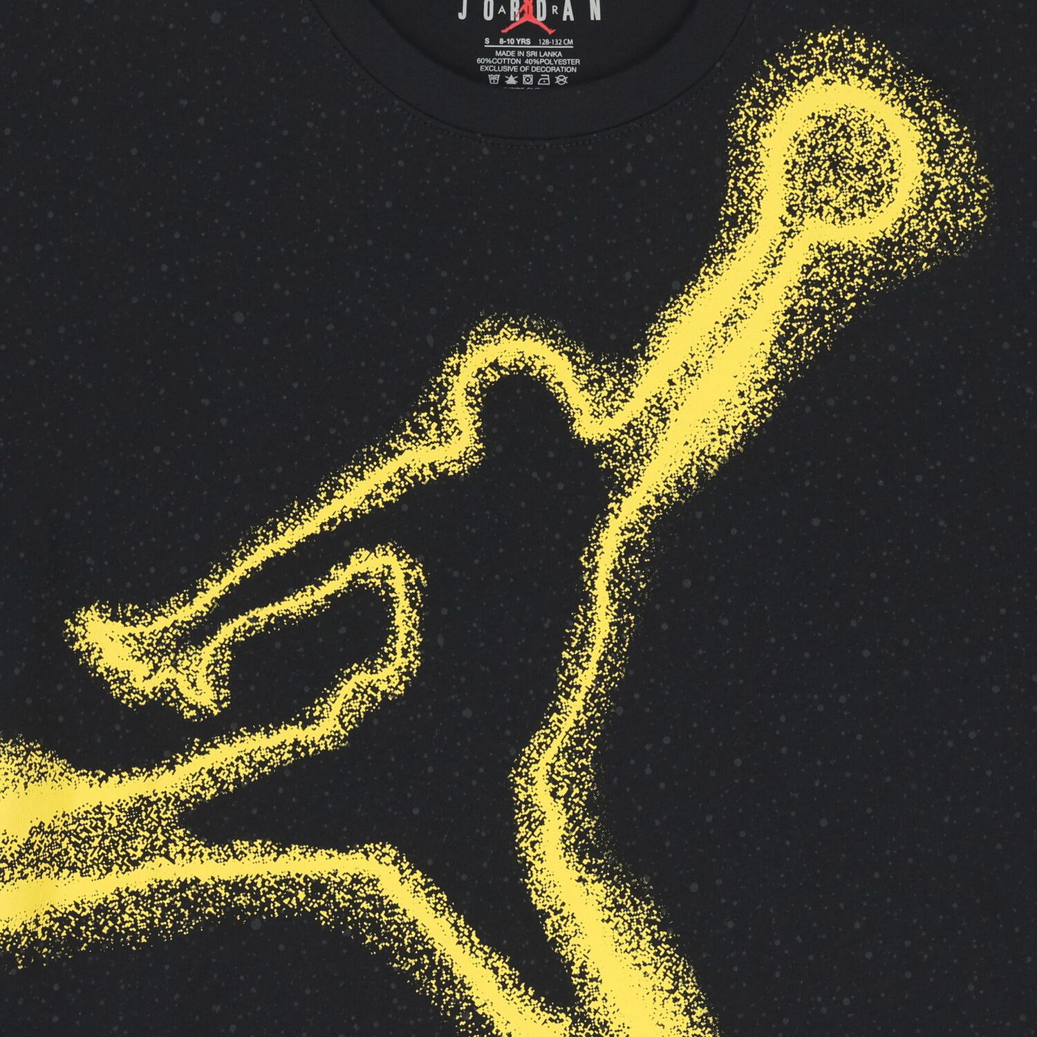 Boys Black Jordan T-Shirt, 1, hi-res