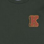 Boys Green Tiger Logo Long Sleeve Top, 1, hi-res