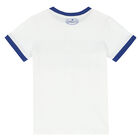 Boys White Logo T-Shirt, 1, hi-res