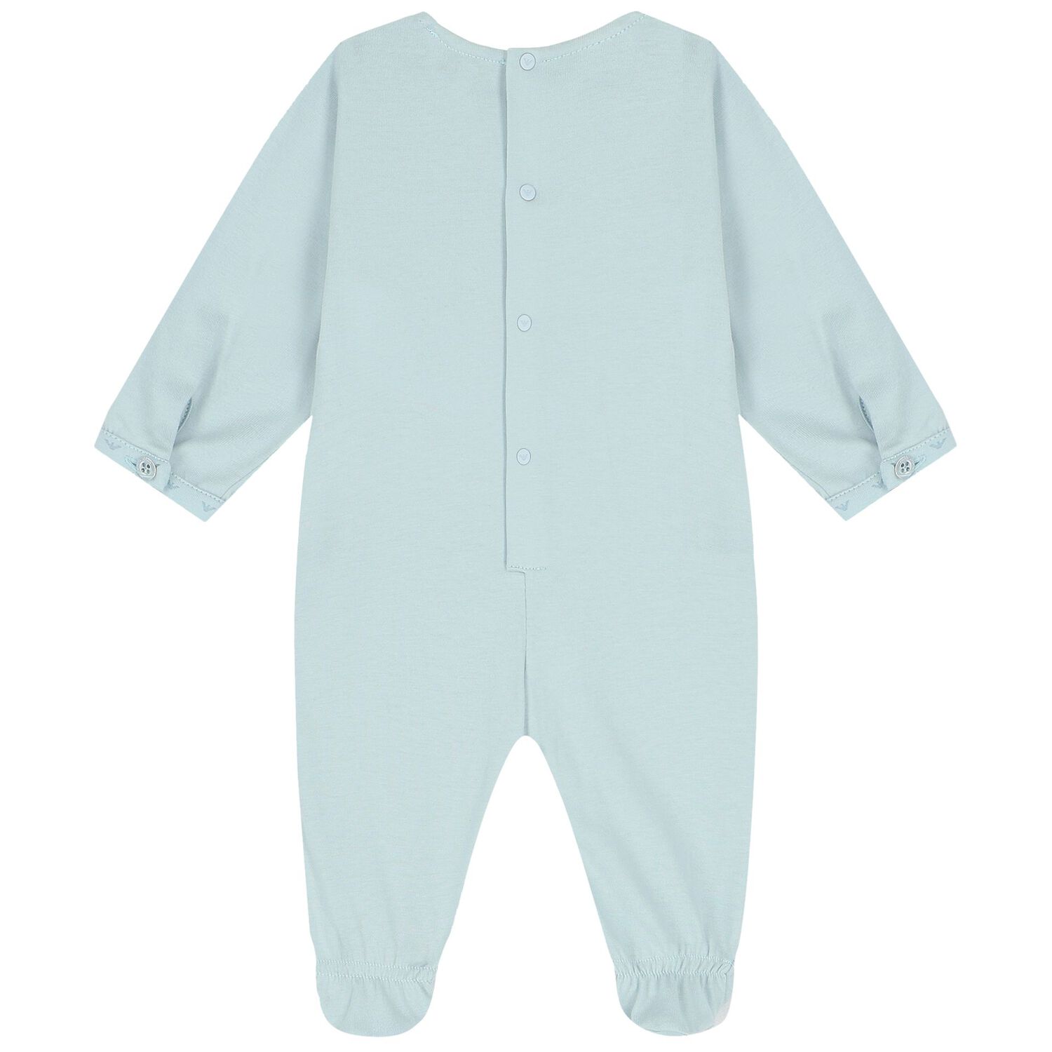 Baby Boys Blue Logo Babygrow Gift Set, 3, hi-res