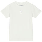 Boys White Logo T-Shirt, 2, hi-res