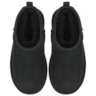 Black Classic Ultra Mini Suede Boots, 2, hi-res