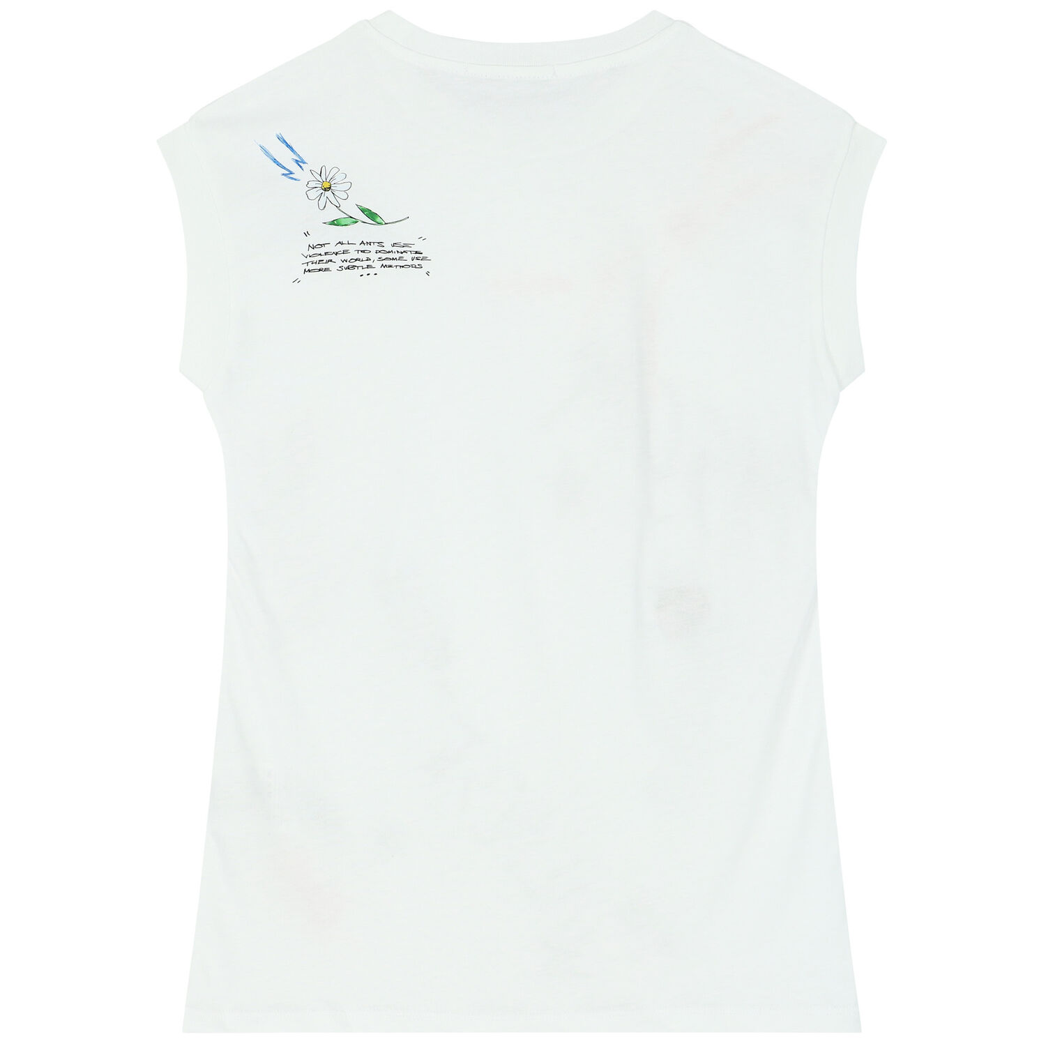 Girls White Logo Dress, 1, hi-res