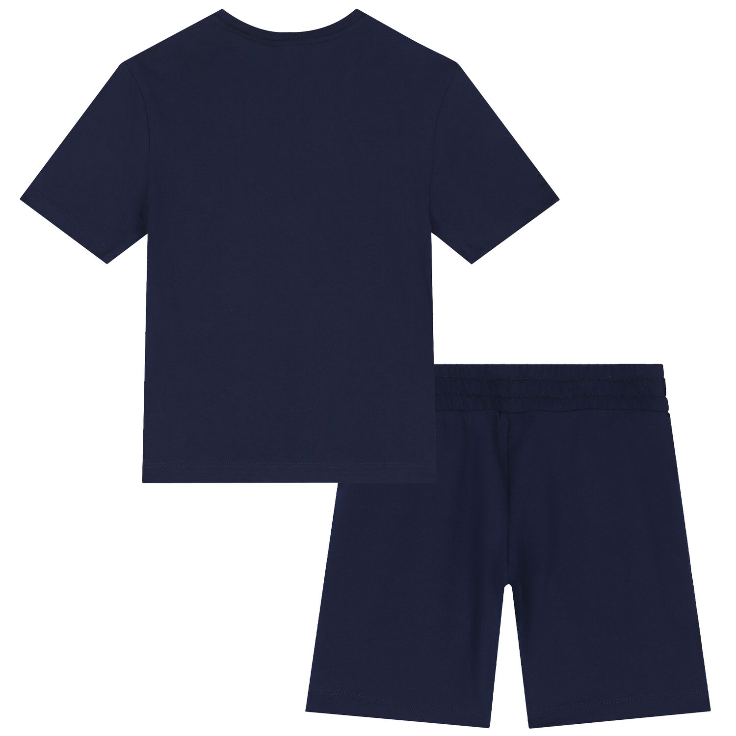 Boys Navy Logo Shorts Set, 3, hi-res