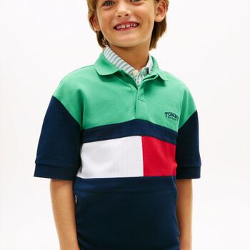 Boys Multi-Coloured Logo Polo Shirt