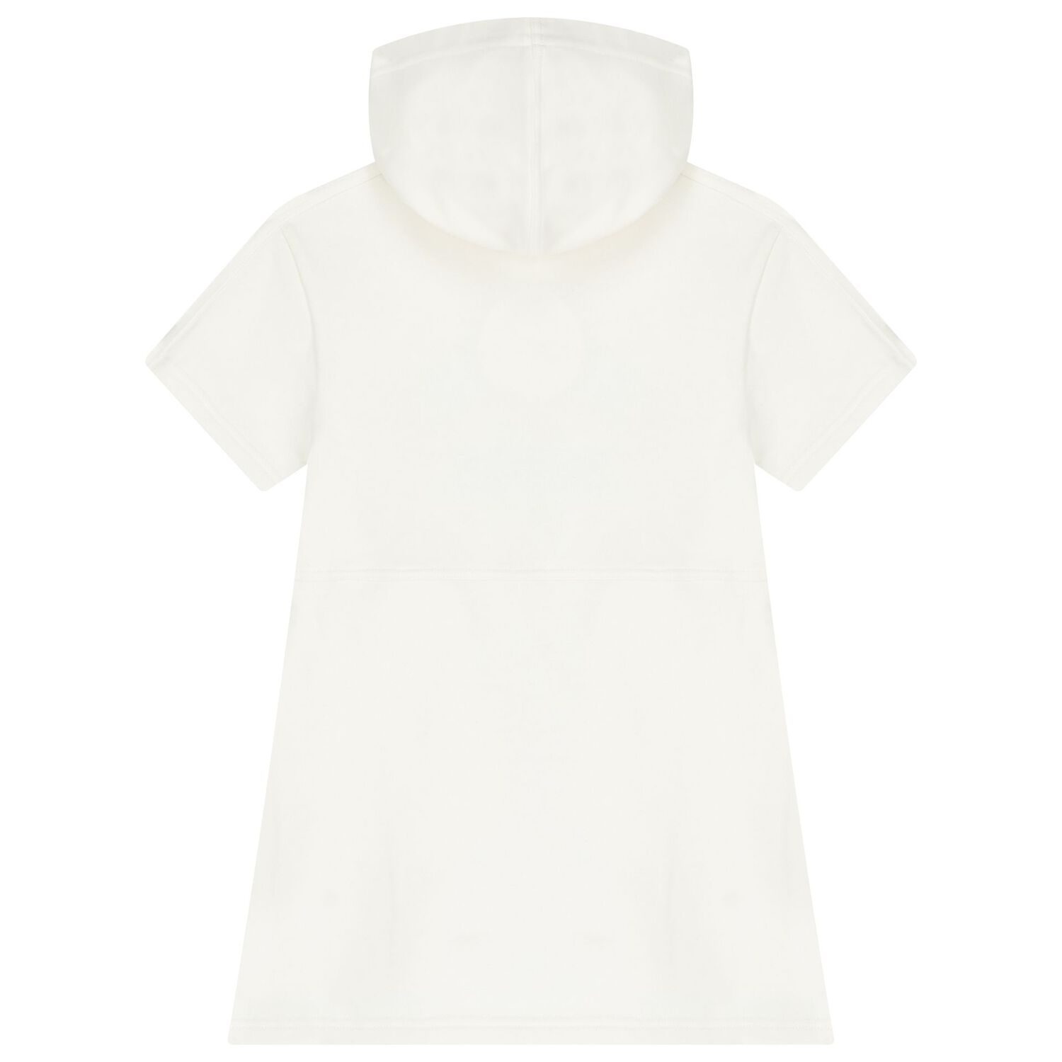 Girls Ivory Logo Dress, 1, hi-res