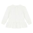 Baby Girls White & Navy Blue Leggings Set, 1, hi-res