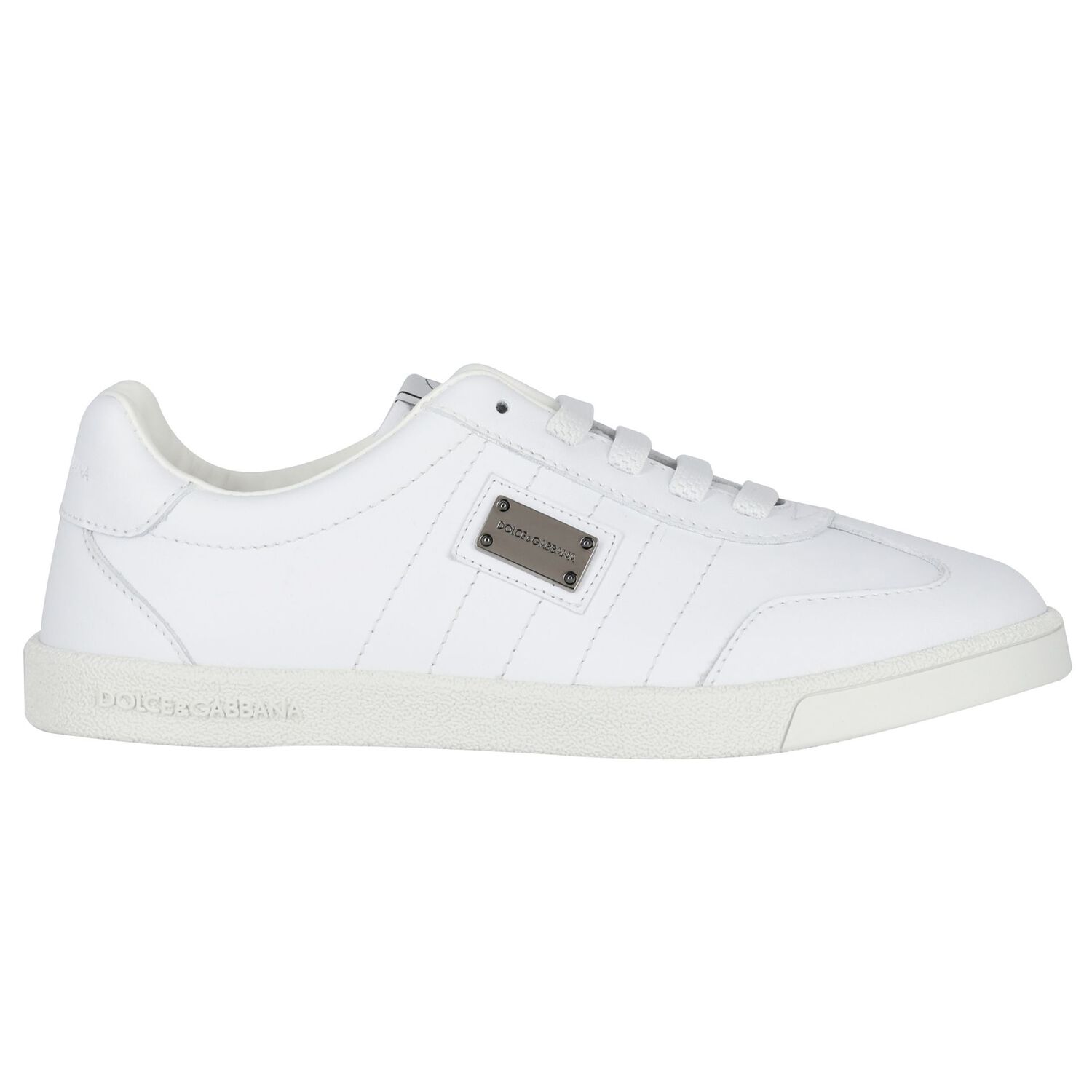 White Logo Trainers, 1, hi-res