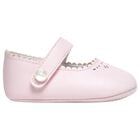 Baby Girls Pink Leather Pre Walker Shoes, 2, hi-res
