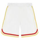 Boys Off White Logo Shorts, 1, hi-res