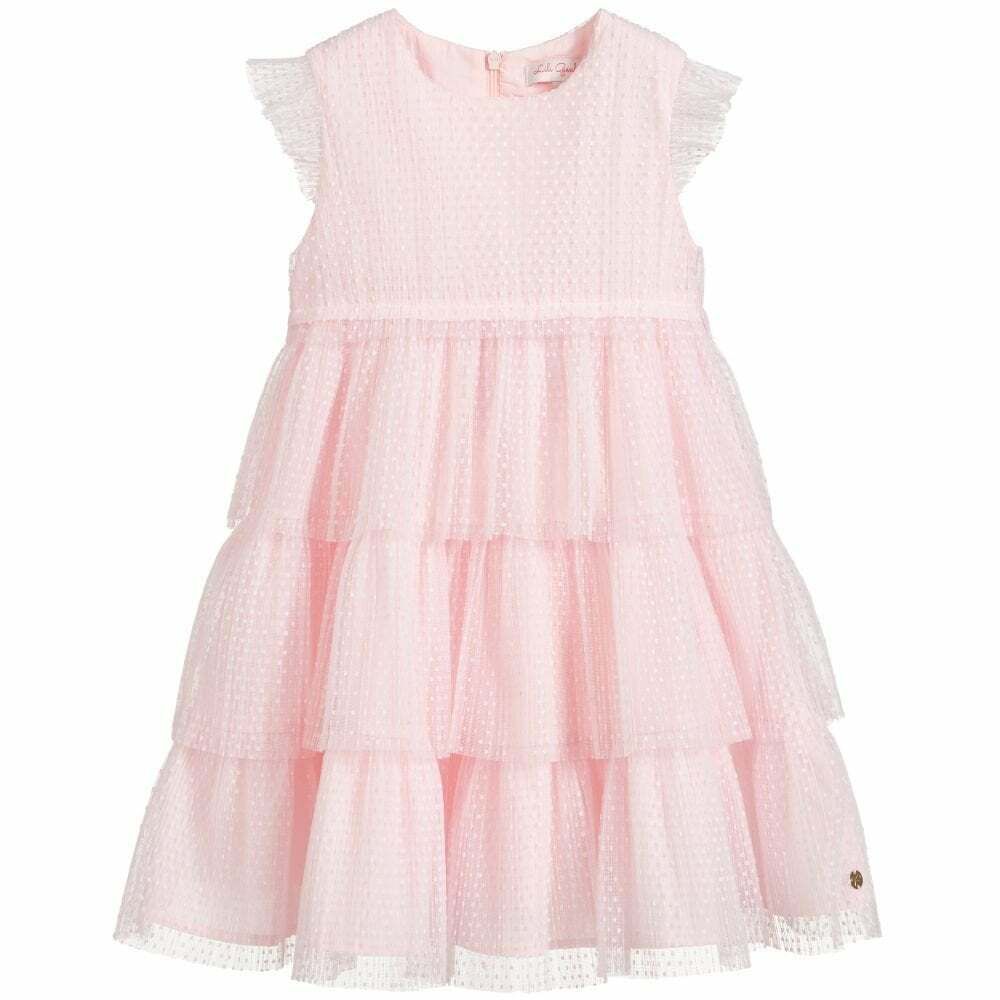 Lili gaufrette outlet pink dress