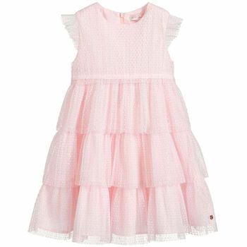 Girls Pink Tulle Dress