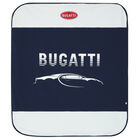 Baby Boys Navy Blue & White Logo Blanket, 1, hi-res