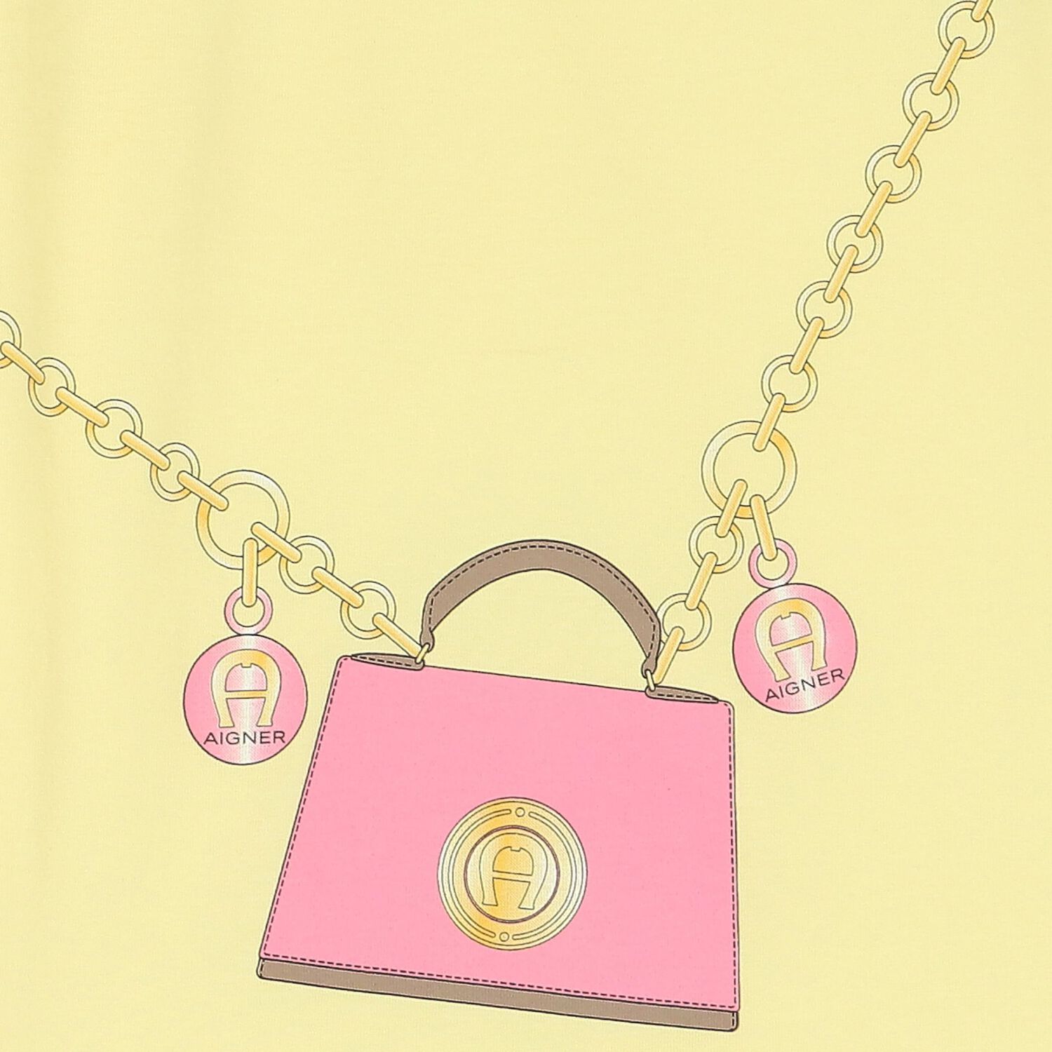 Girls Yellow Logo Bag T-Shirt, 1, hi-res image number null