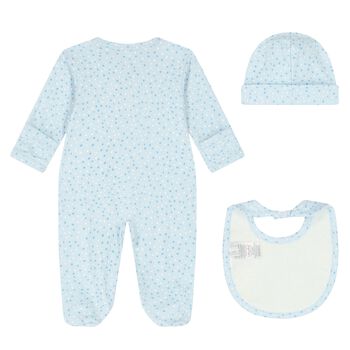 Baby Boys Blue Star Babygrow Gift Set