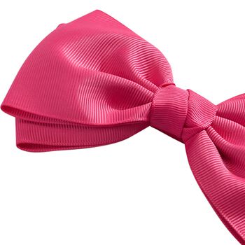 Girls Pink Bow Hairclip