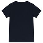 Boys Navy Blue Logo T-Shirt, 2, hi-res