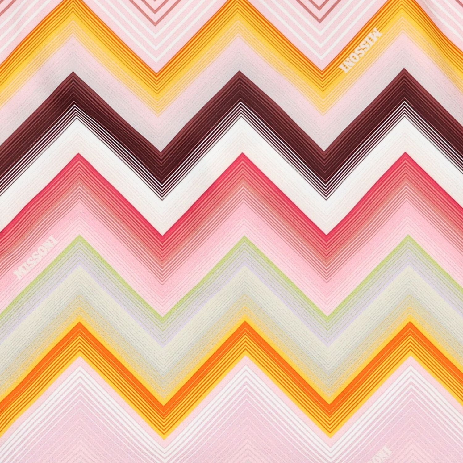 Girls Multi-Coloured Zig Zag Swimsuit, 1, hi-res